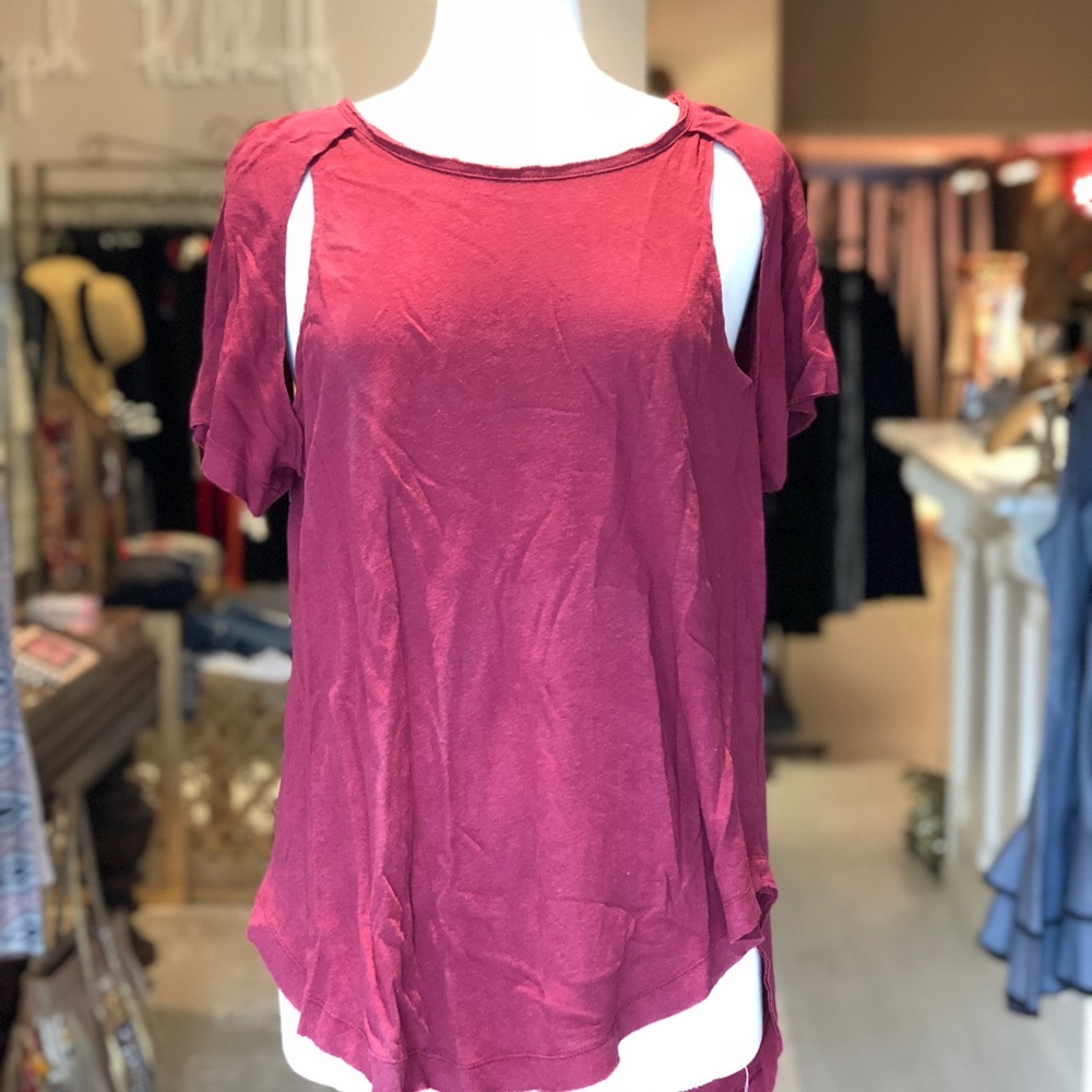 Free People Cut Out T-Shirt